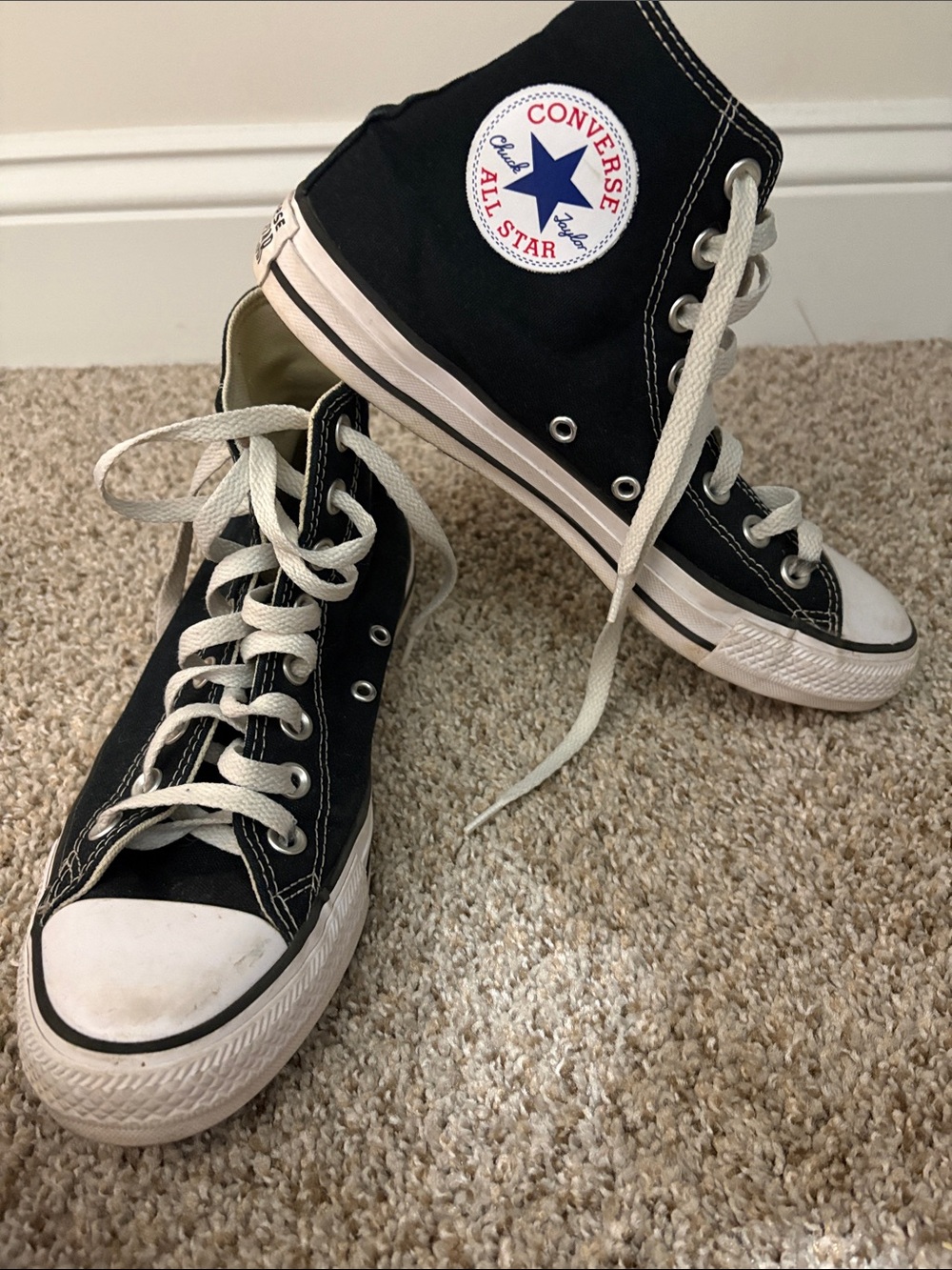 Converse Kids Black and White Chuck Taylor High-Top Sneakers